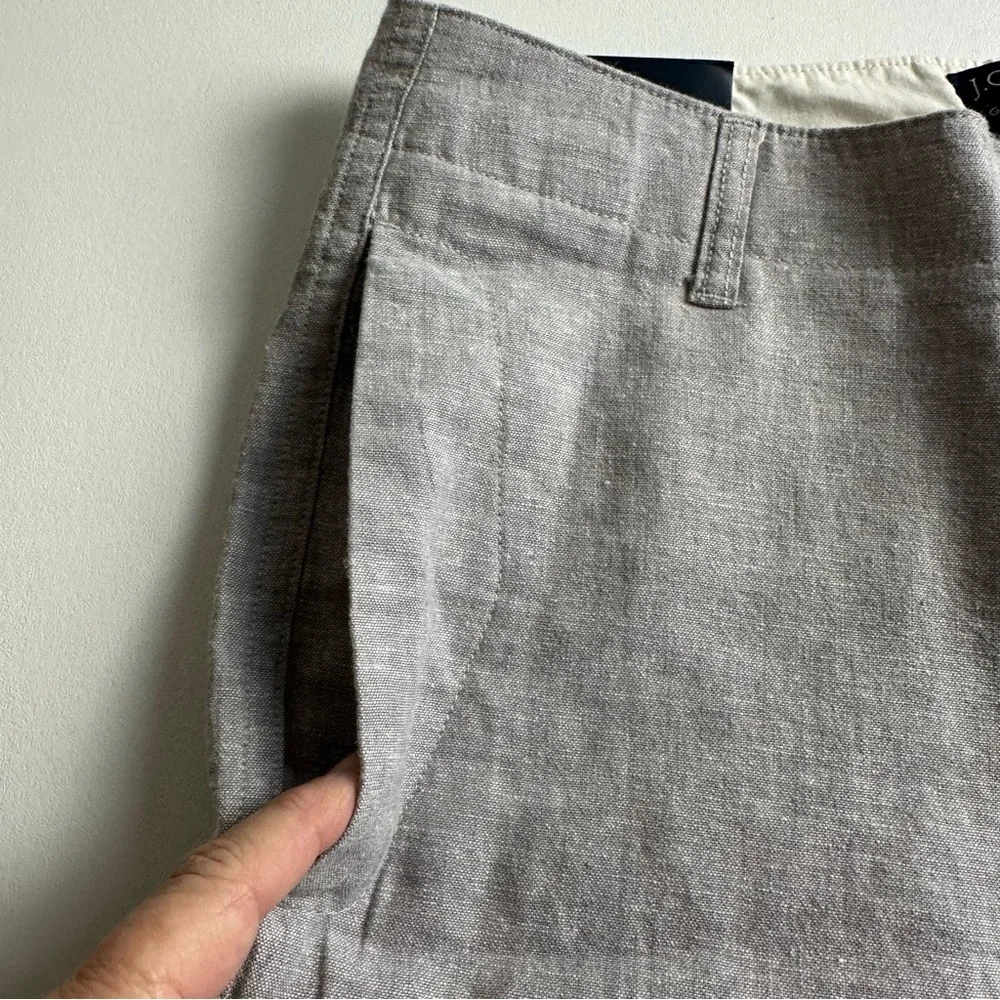 J.Crew men’s‎ size 29 Gramercy linen blend 9 inch shorts new without tags